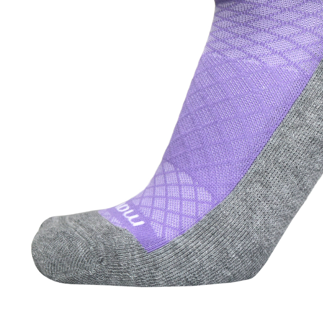 Movēre Elevate Purple Low Cut Tab Socks