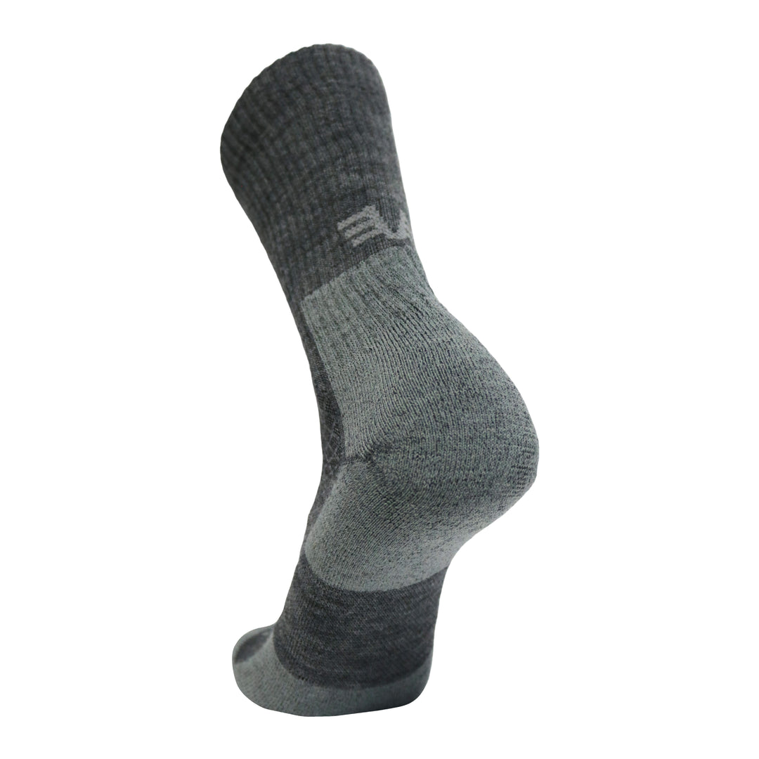 Movēre Transporter Gray Mid Weight Wool Socks