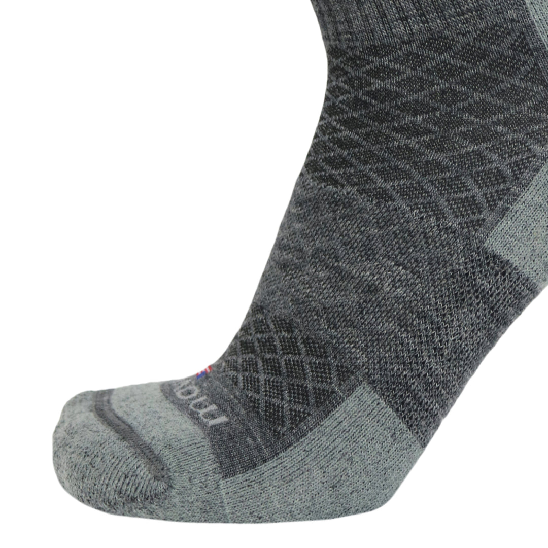 Movēre Transporter Gray Mid Weight Wool Socks